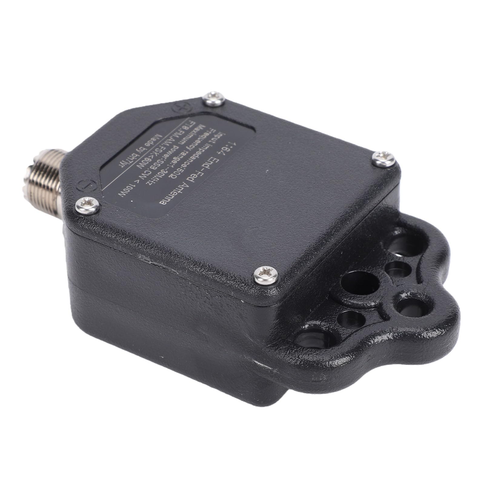 Eacam Antenne End-fed da 100 W e Balun 1:64 per Applicazioni Radio a Onde Corte, Compatte e Facili da Installare per gli Appassionati di Radio, Materiale ABS di Alta qualità