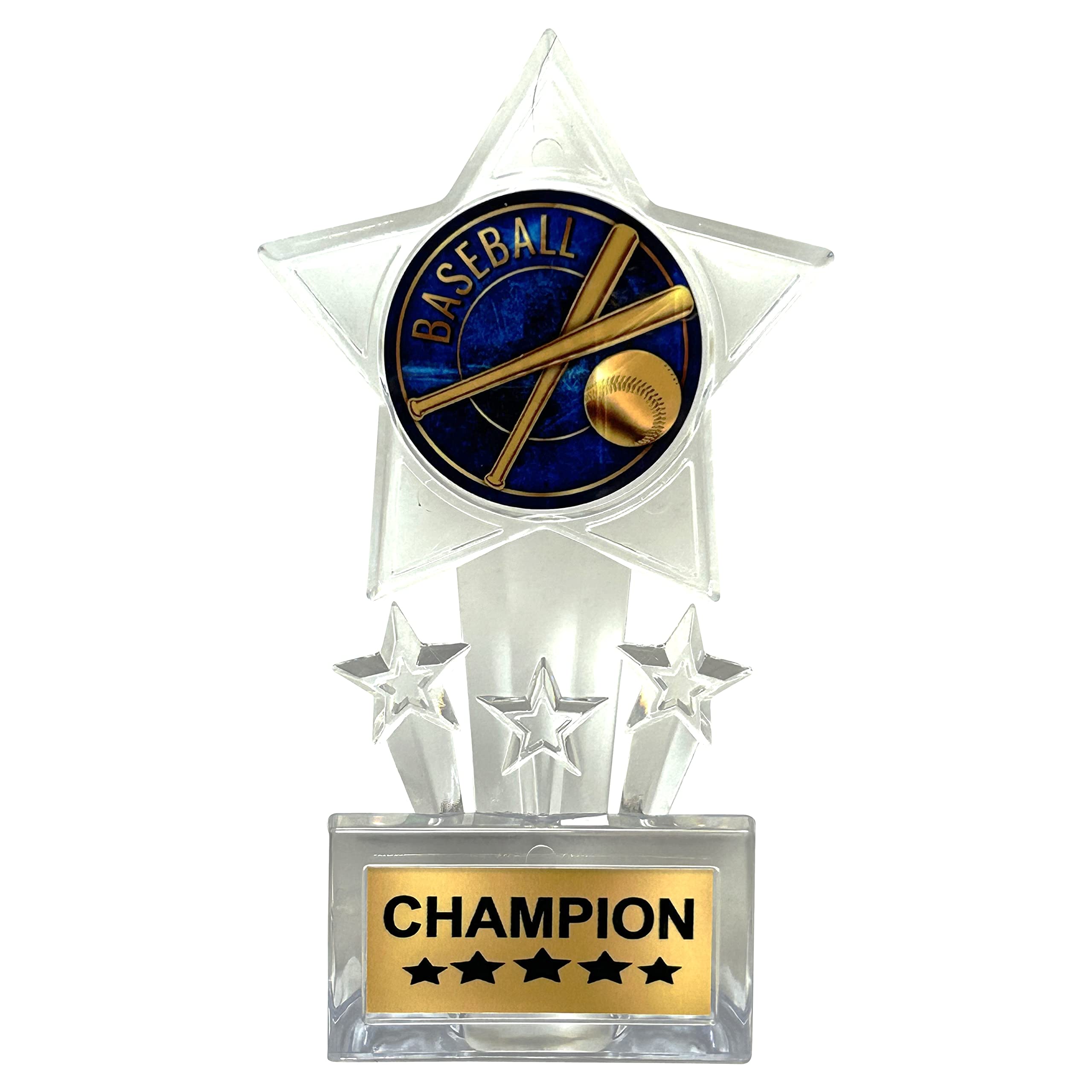 Express Medals - Trofeo de estrás de 6,5 pulgadas (acrílico, 12 unidades)