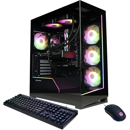 CyberPowerPC Gamer Xtreme VR Gaming PC, Intel Core i7-14700F 2.1GHz, GeForce RTX 5070 12GB, 32GB DDR5, 2TB PCIe 4.0 SSD, WiFi Ready & Windows 11 Home (GXIVR8760A11)