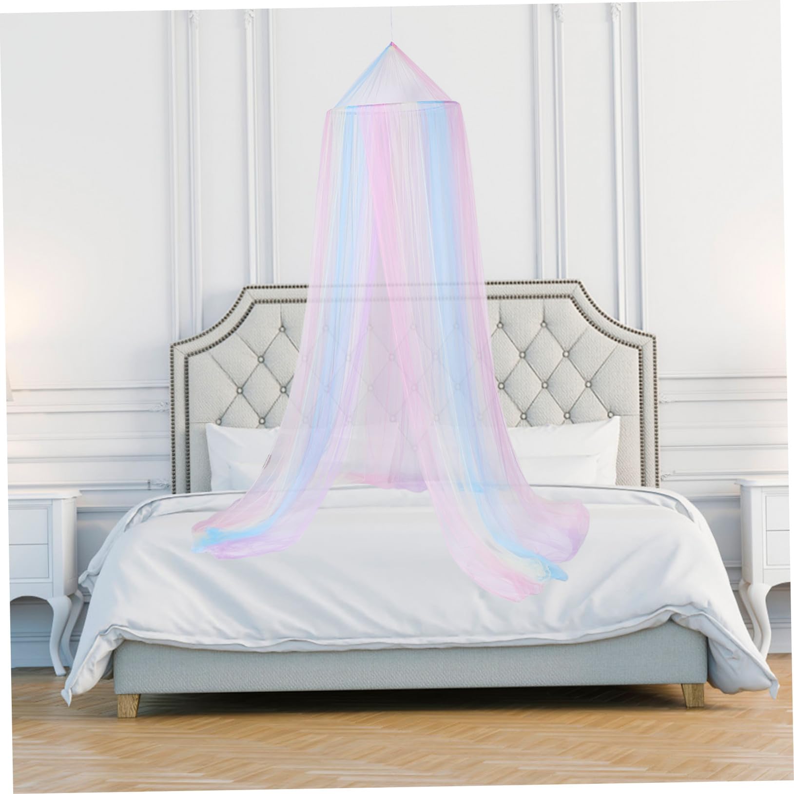 Alipis Zanzariera per Letto Matrimoniale Zanzariera Baldacchino per Lettino e Culla Rete per Ragazzo Ragazza Ragazza Doppie Aperture Protezione Insetti Effettiva Installazione Facile