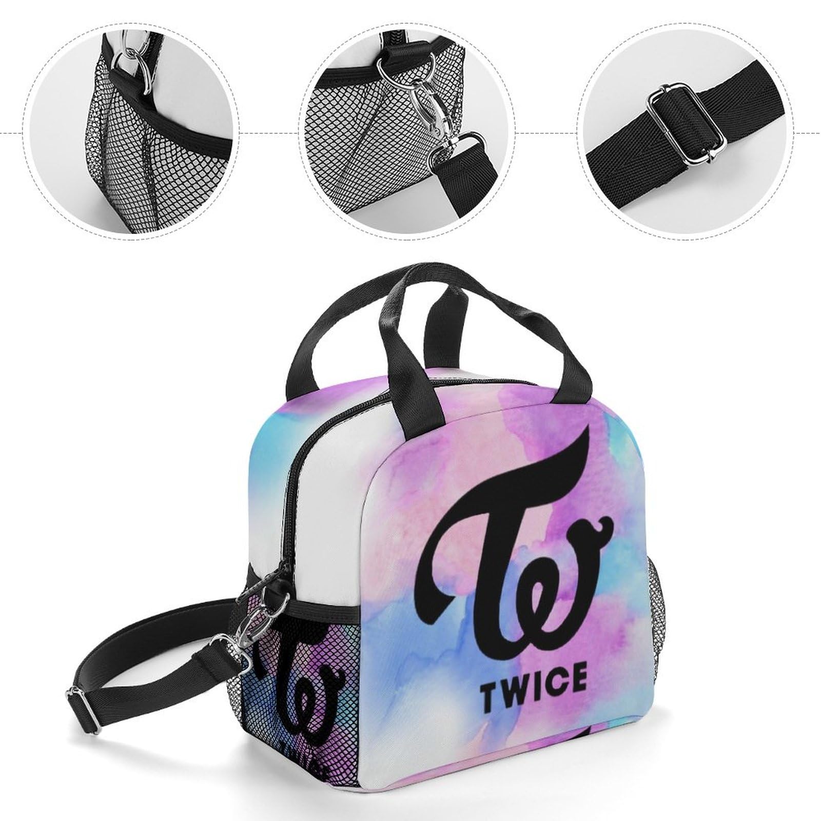 Amazon｜ランチバッグ - Twice トゥワイス Logo ランチバッグ 保冷
