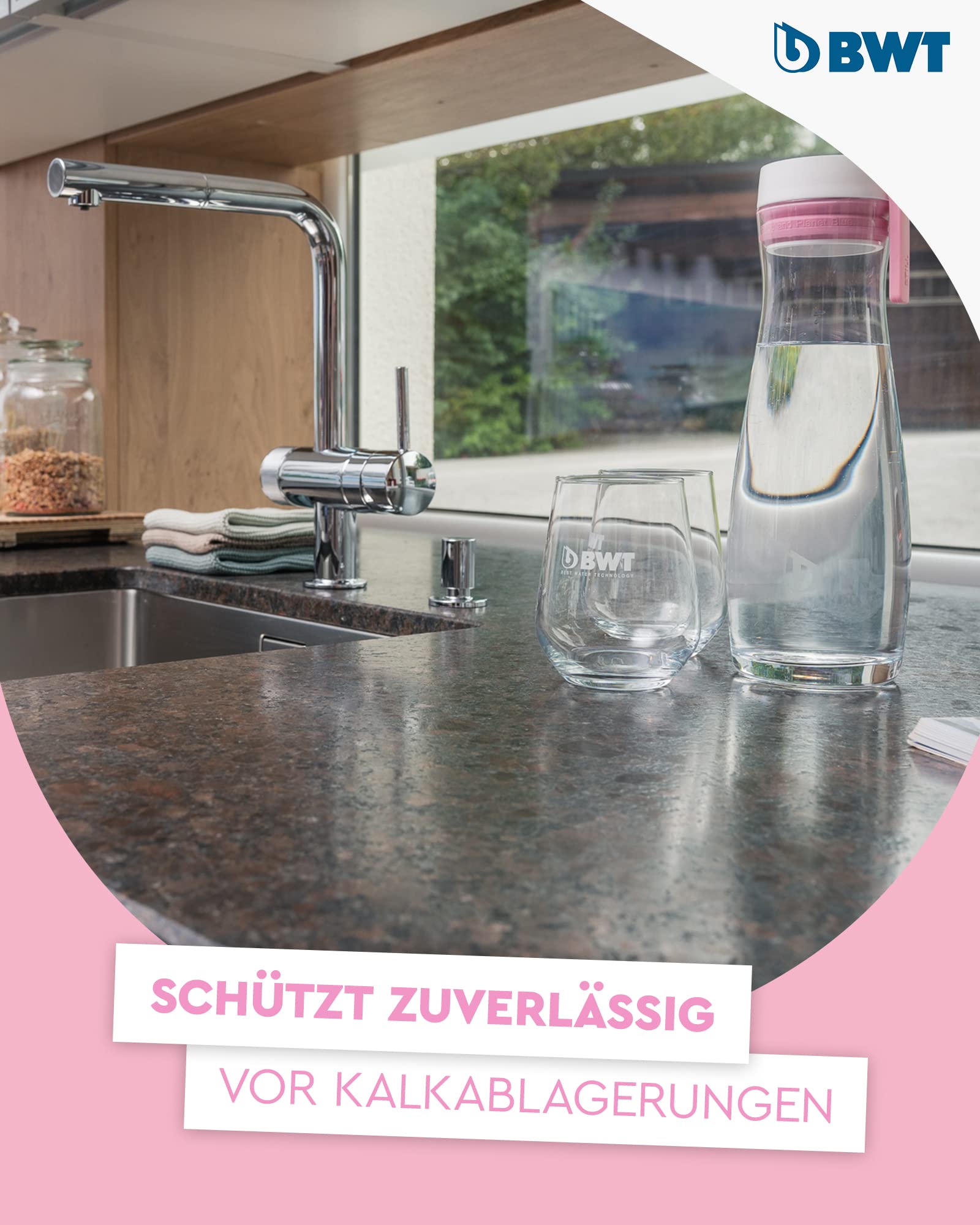 BWT Cartuccia filtrante AQA drink ZINC + MP200 | Filtro acqua potabile | riduce le sostanze nocive nell'acqua del rubinetto | con zinco + magnesio per l'acqua potabile | Filtra calce, cloro, piombo