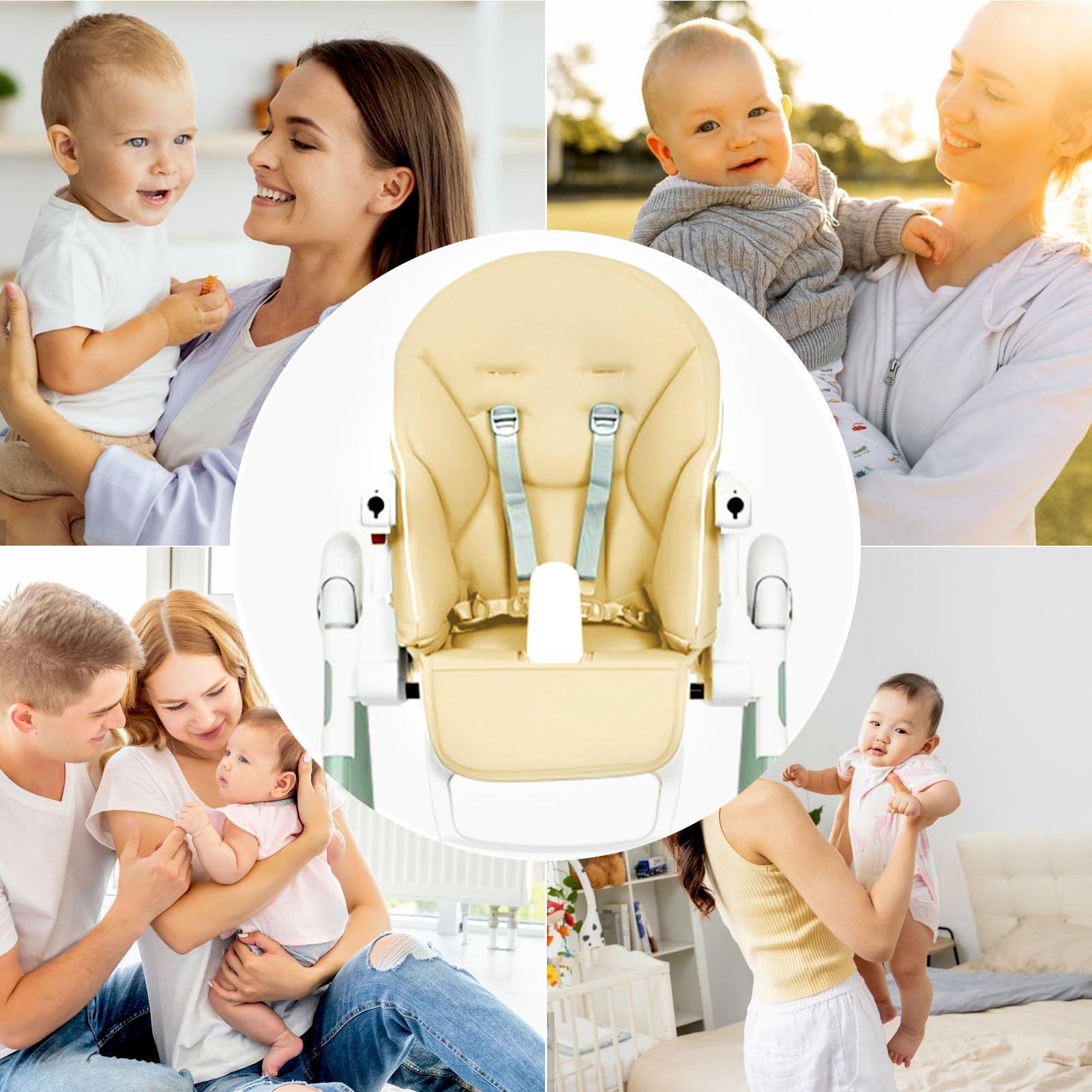 fundas Para Trona De Bebe - Cojín Para Trona Bebe, Fundas De Repuesto Para Tronas De Bebé, FundasPara TronaDe Cueros PUfundas De Repuesto ParaPeg Perego, Siesta Zero3, Baoneos, KosmicJané