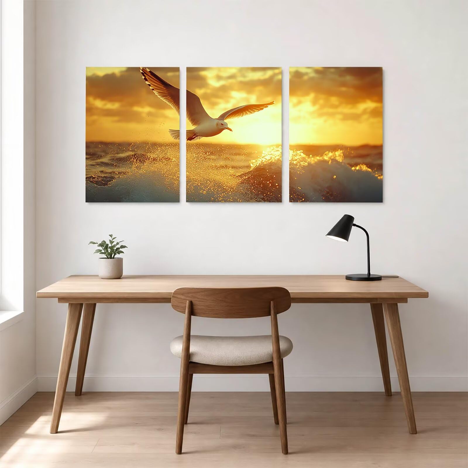 3 opakowanie 5D diamentowe malowanie dla dorosłych zachód słońca malowanie diamentowe ptak diamentowe malowanie początkujący 40 x 60 cm*3, rysunek rękodzieła kryształowego, DIY diamentowy haft na