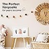 inclusiveness baby hand and footprint kit frame – personalized baby picture frame for newborn - mess free baby frame - baby keepsake - baby footprint kit handprint kit - baby shower gifts (alpine white)