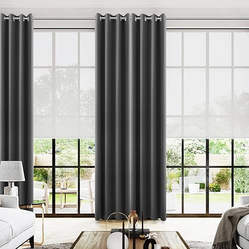 Miniatura 63 de KOUFALL Cortinas opacas doradas de lujo para sala de estar, elegantes cortinas de 84 pulgadas de largo, cortinas Doradas para Sala Elegantes Oro