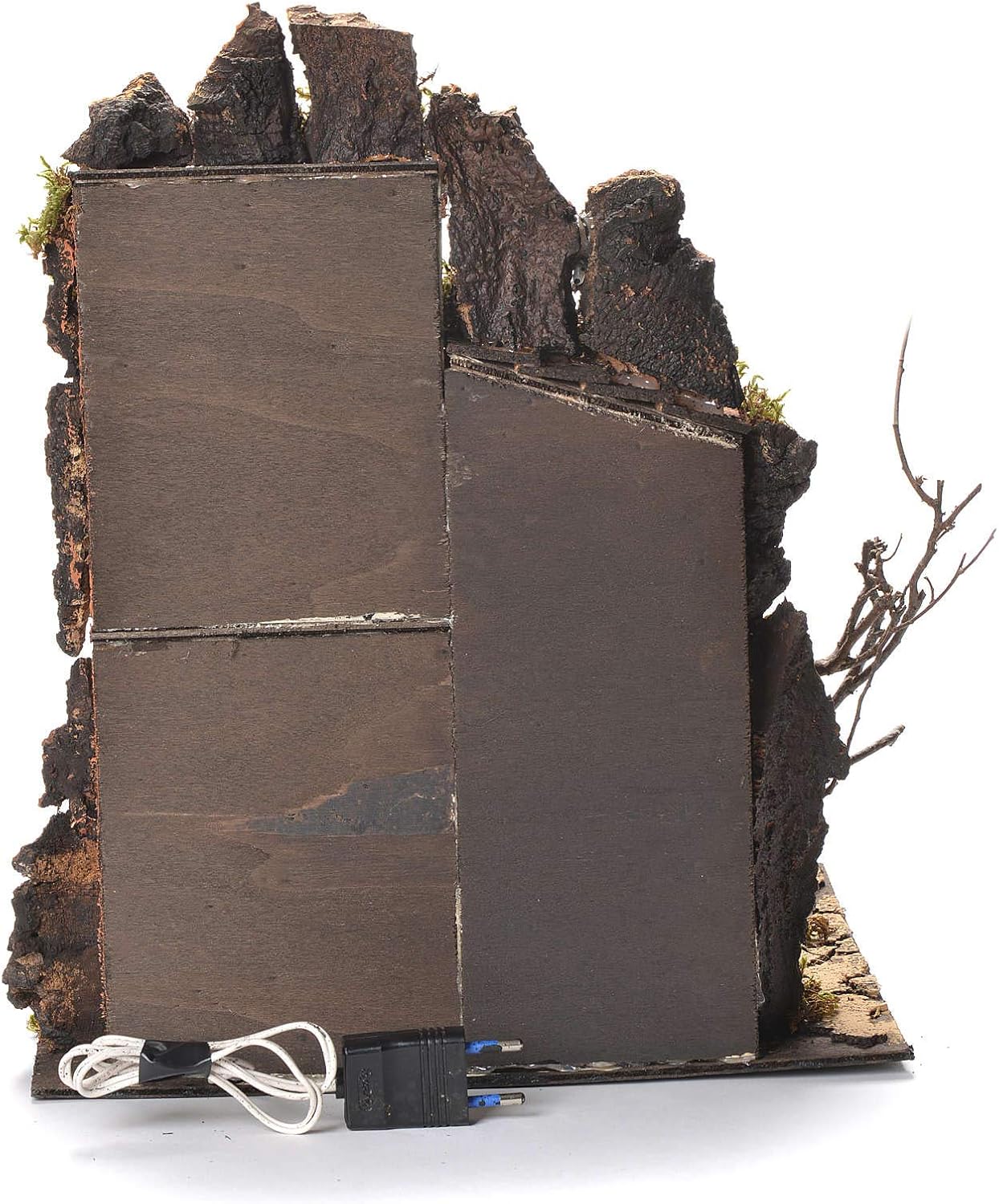 Neapolitan Nativity Village with Balcony 36x30x30cm