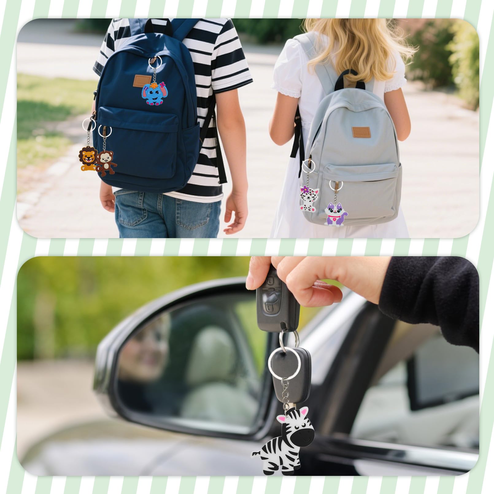 Set 86 Regalini Compleanno Bambini - Braccialetti, Timbri, Portachiavi E Adesivi A Tema Mario - Foto 4