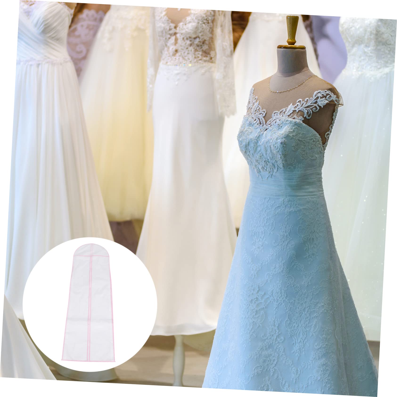 Amazon.com: LABRIMP Bridesmaid Dress Cover Wedding Dress Dust Cover Garment  Bag Long Nonwoven Storage Bag : Clothing, Shoes & Jewelry