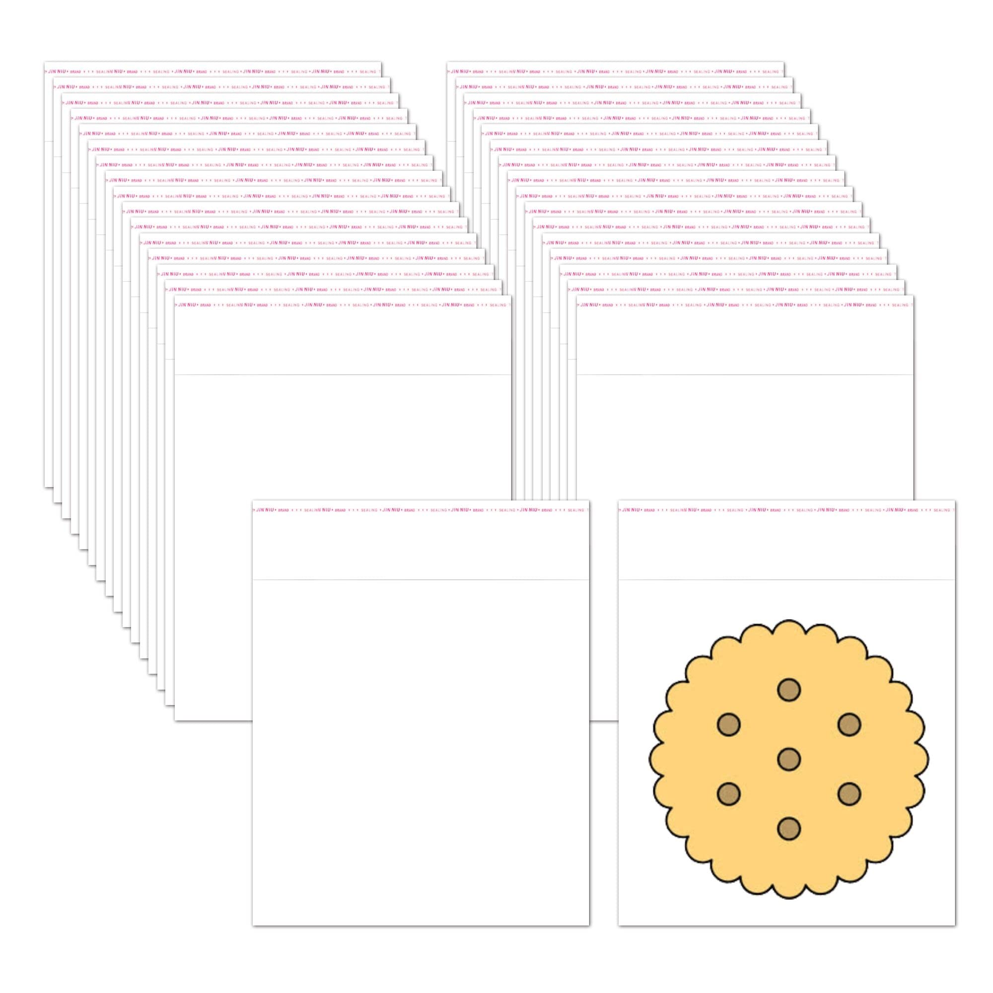 Clear Adhesive Cellophane Bags 3x3" Small Self Stick Cello Bags 1000pcs Tiny OPP Poly Baggies 2mil for Cookie Biscuits Pills Beads Earrings Coins