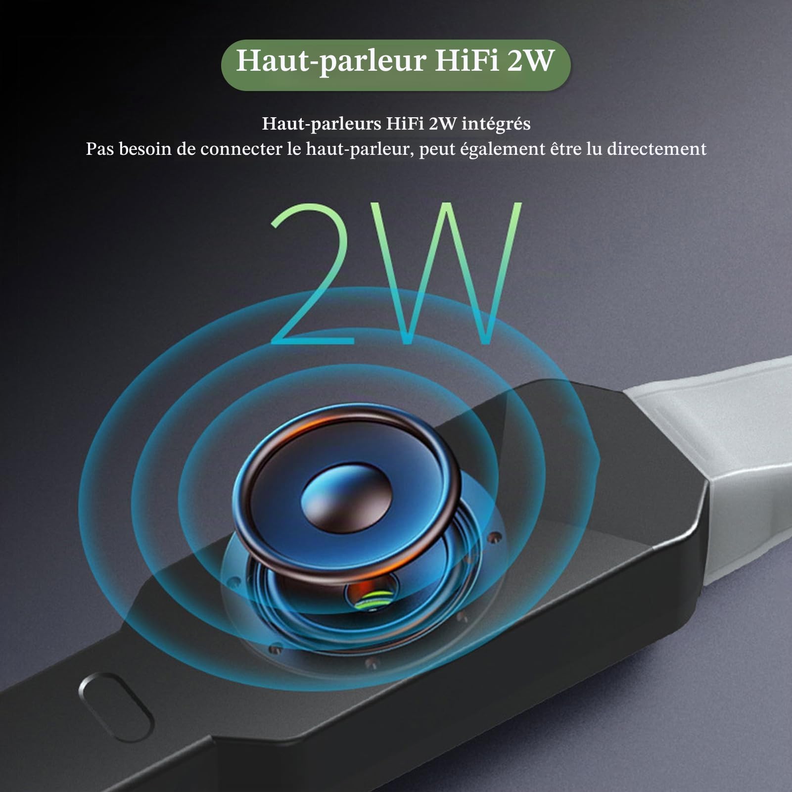 Mini Saxophone, Instrument à Vent Numérique, Instrument à Vent Rechargeable, Mini Ensemble D'instruments à Vent électroniques, Haut-parleur HiFi 2 W intégré, avec 12 (noir)