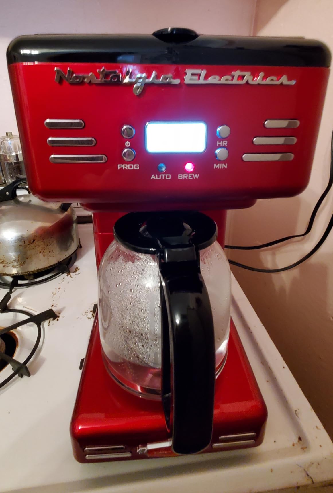 Cup Programmable Coffee Nostalgia Electrics Coffee Maker Nostalgia