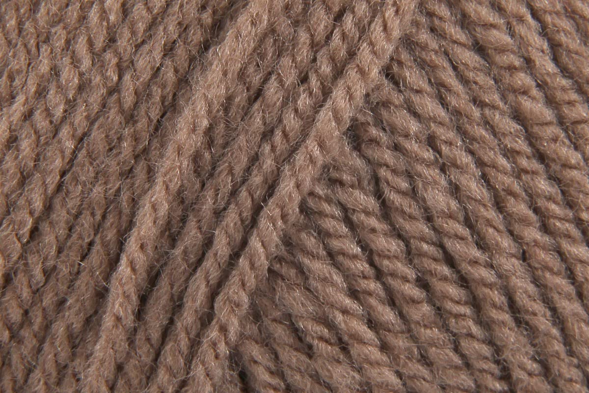 Sirdar Hayfield Bonus DK Crochet Yarn Bundle, 100% Acrylic Soft Double Knitting Wool for Cushions, Cardigans, Toys, Jumpers, Sweaters - 100g Balls - Walnut (0927) - Pack of 10