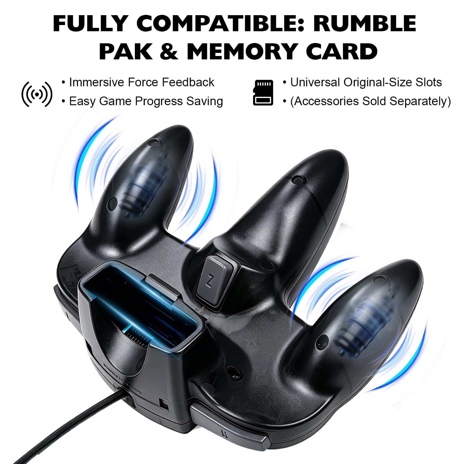 Amazon.com: miadore 4 Pack Classic 64 Controller, Wired N64