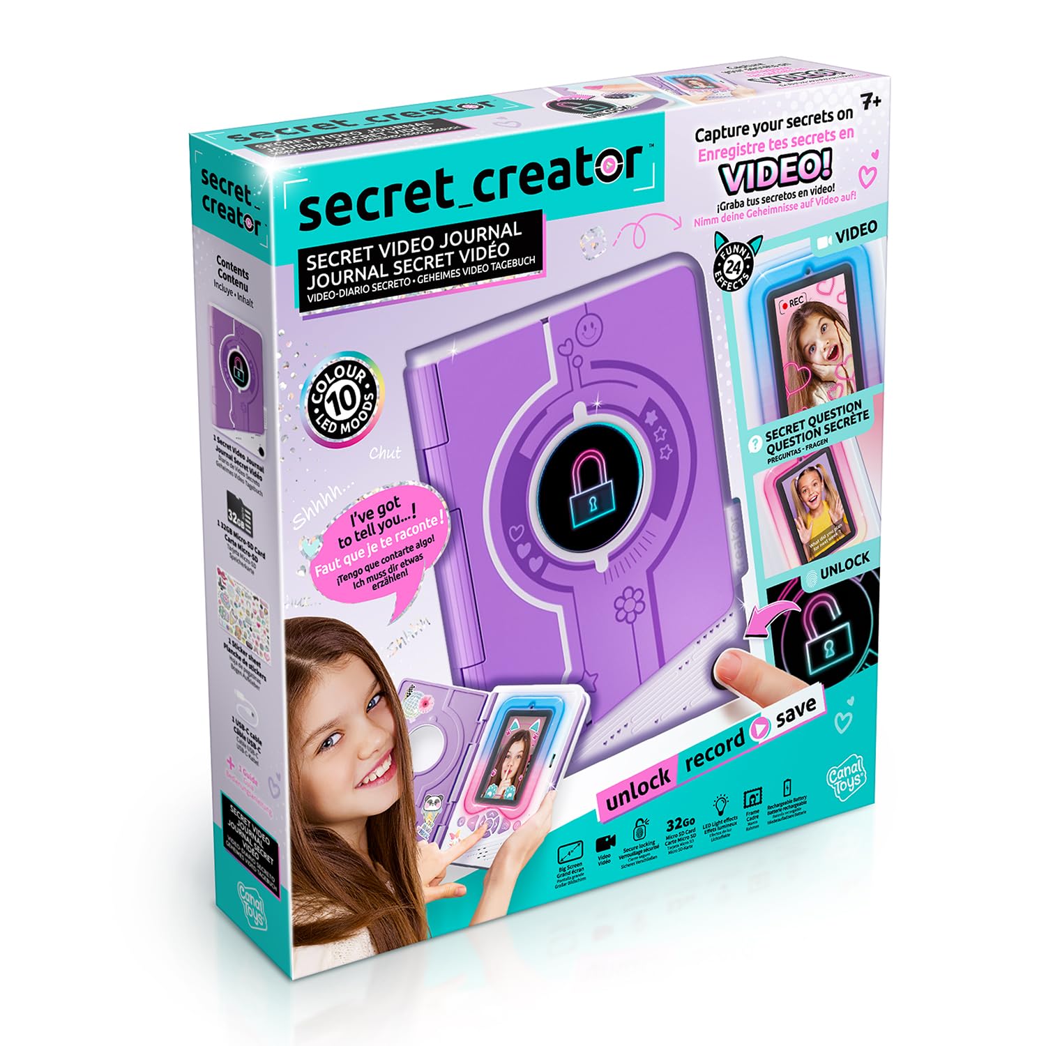 Amazon.com: Secret Creator Secret Video Journal, Secure