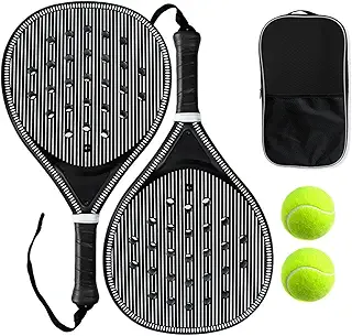 キッズピックルボールパドル - カーボンファイバーノンスリップ人間工学に基づいたパドル、ピックルボールラケット、26x46.5cm |耐久性のある屋外ラケットセット女性男性大人スポーツゲーム練習ビーチパークガーデンスクール休暇