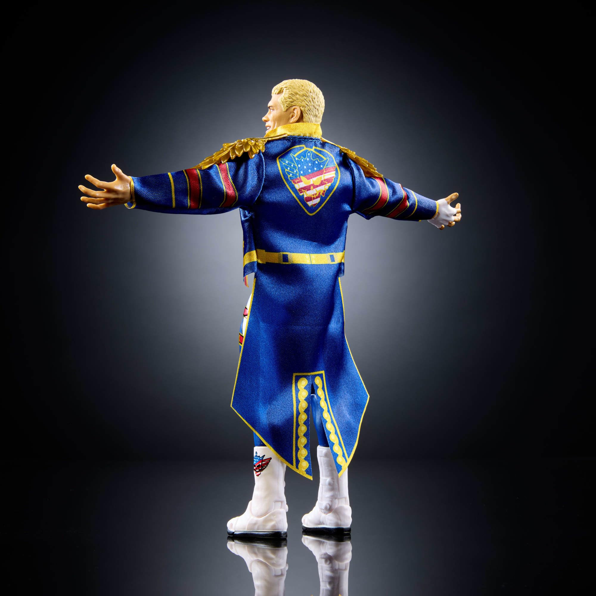 Mattel WWE Ultimate Edition SummerSlam „The American Nightmare” Cody Rhodes Zestaw, figurka i akcesoria, wymienne głowy i dłonie, zabawka dla dzieci 8+, fanów i kolekcjonerów, JKD33