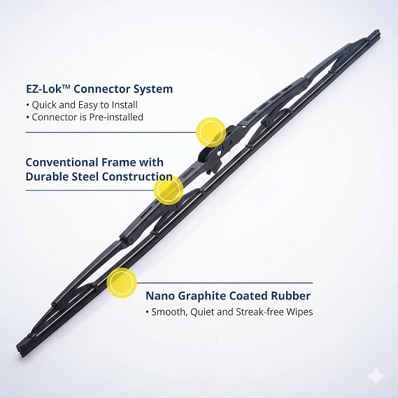 Michelin Rainforce MC13924 60CM 1 Universal Wire Wiper