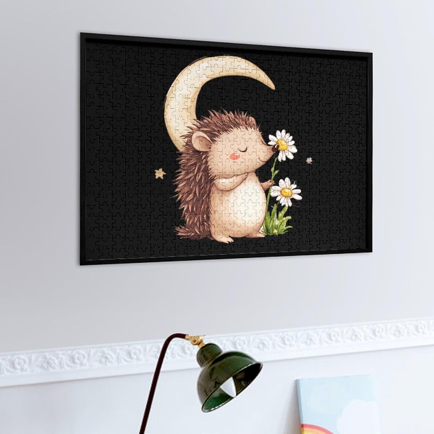 Hedgehog Wood Puzzle Challenging Jigsaw Puzzles for Women Men