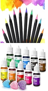 Food Coloring Marker Pens and Upgraded Oil Based Food Coloring for Chocolate