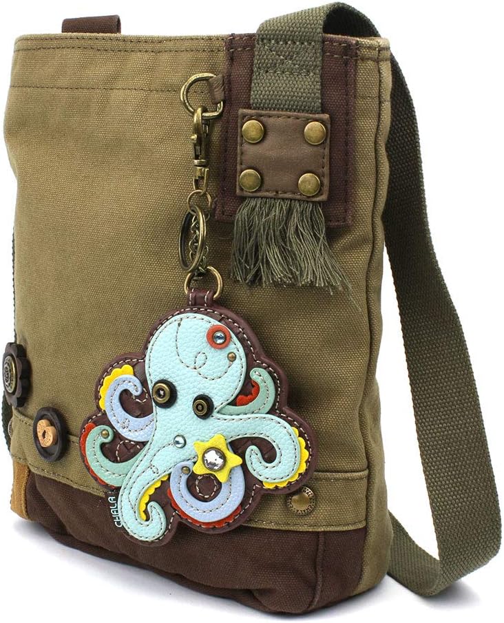 CHALA Patch Crossbody - Octopus- Olive