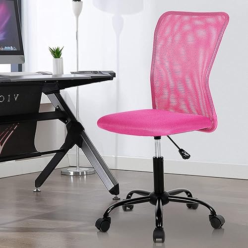 Miniatura 8 de Better Choicet Silla de oficina ergonómica para computadora con lumbar ajustable, silla de escritorio sin brazos, giratoria de malla giratoria con