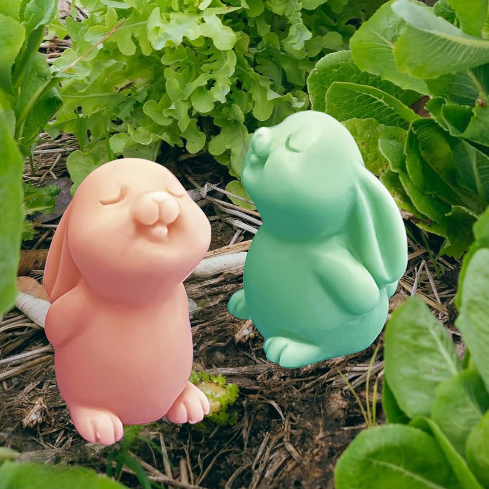 Artisanat Décoratif Moule Lapin De Pâques En Silicone - Pour Bougies, Savon, Résine 3D Moule Bougie Résine