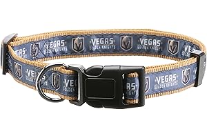 Vegas Golden Knights Dog Collar: Officially Licensed NHL Pet Accessory