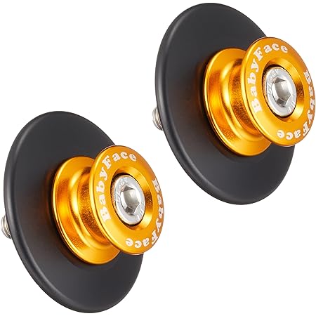Amazon ベビーフェイス Baby Face スイングアーム スタンドフック M6 Yamaha Yzf R1 R6 R25 R15 Mt 10 09 Fz1 等 ゴールド メンテナンススタンド 006 S0605gd 車 バイク 車 バイク