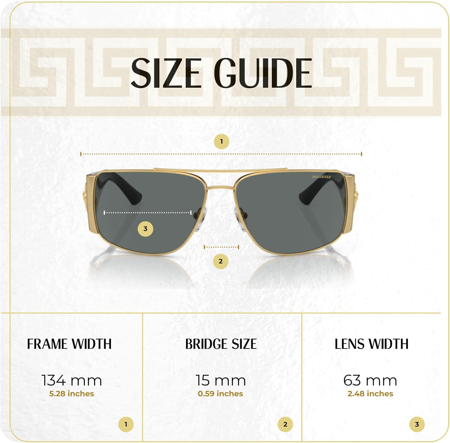 Versace VE2163 Rectangular Sunglasses For Men For Women +BUNDLE with ACCESSORY EYEWEAR KIT