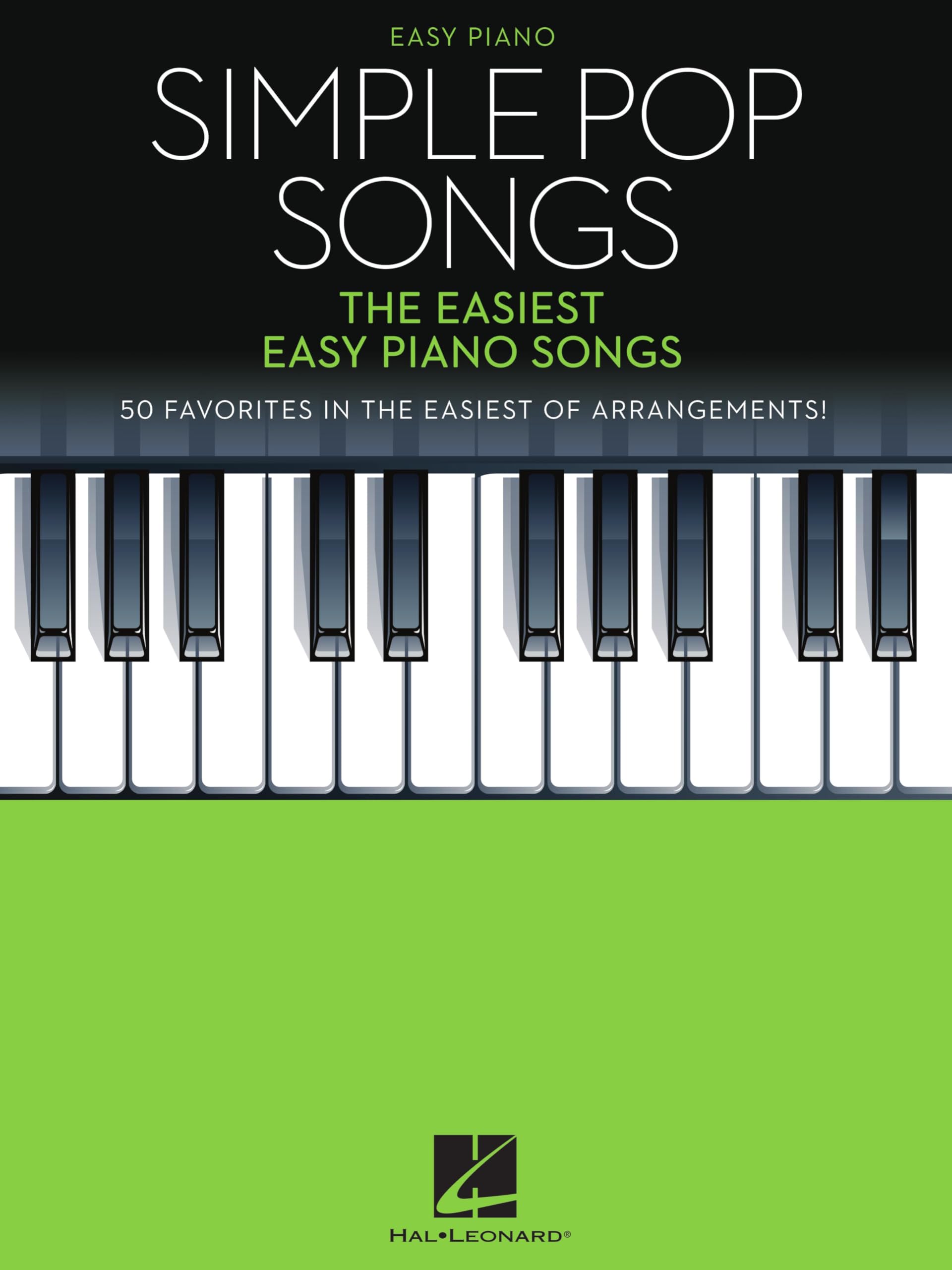 Partition piano facile débutant livre musique pop recueil méthode