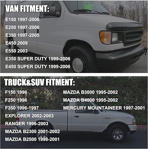 Miniatura 4 de Cilindro de cerradura de puerta con juego de llaves compatible con Ford E150 E250 E350 Econoline Van F150 F250 F350 Explorer Ranger