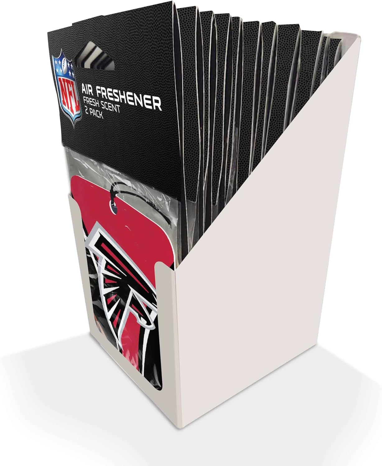 NFL - Atlanta Falcons 12 Air Freshener 2pks | Red | 2.75” x 3.5” | Primary Logo