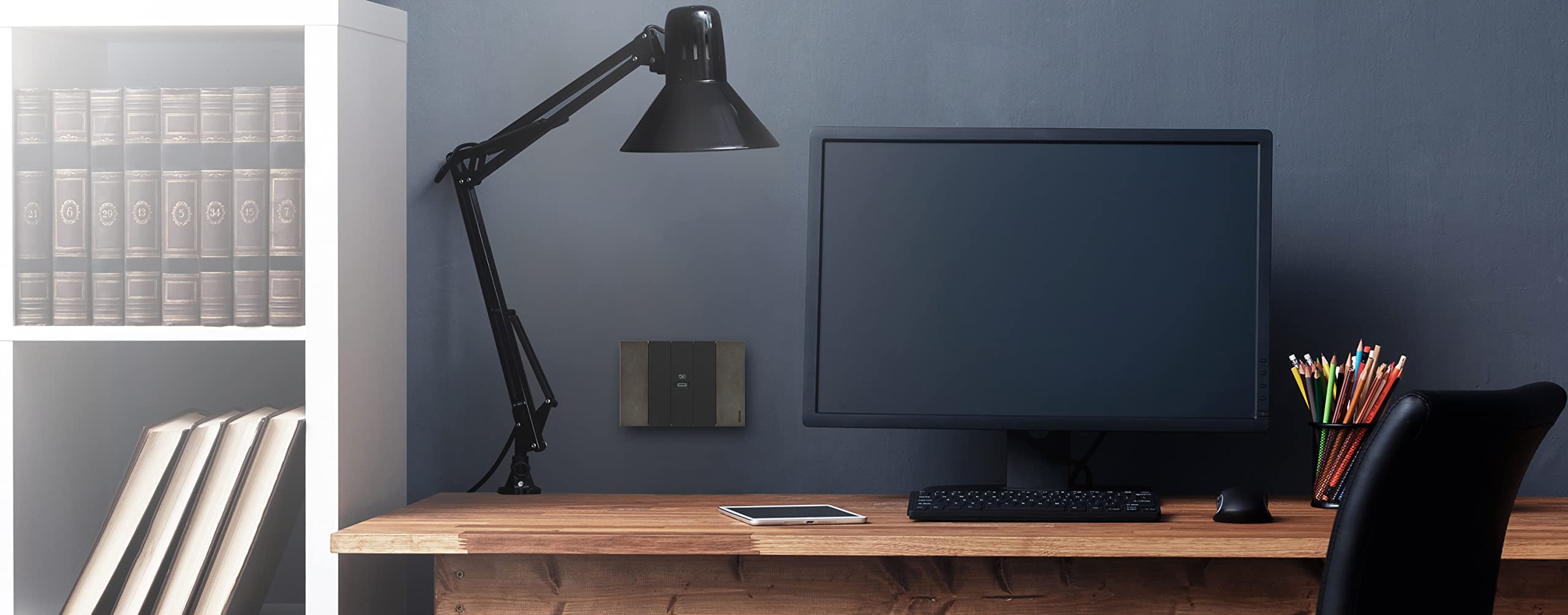 Bticino Living Now Abdeckung Für USB-Ladestation, 1-fach, Sandfarben – Passend Für Serie K4191/K4192