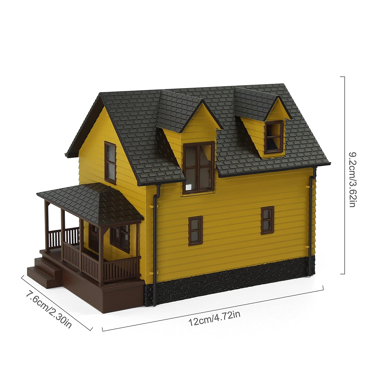 Amazon.com: HO Scale Model Building 1:87 Residential Modern House