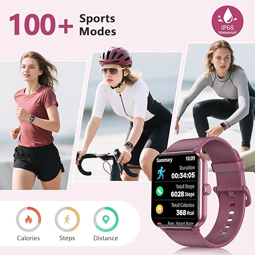 Miniatura 2 de Blackview 2025 Fitness Tracker (AnswerMake Calls), Smart Watch for Men and Women with Heart RateSpO2Sleep Monitor2 Straps, 100+ Sports Modes, IP68