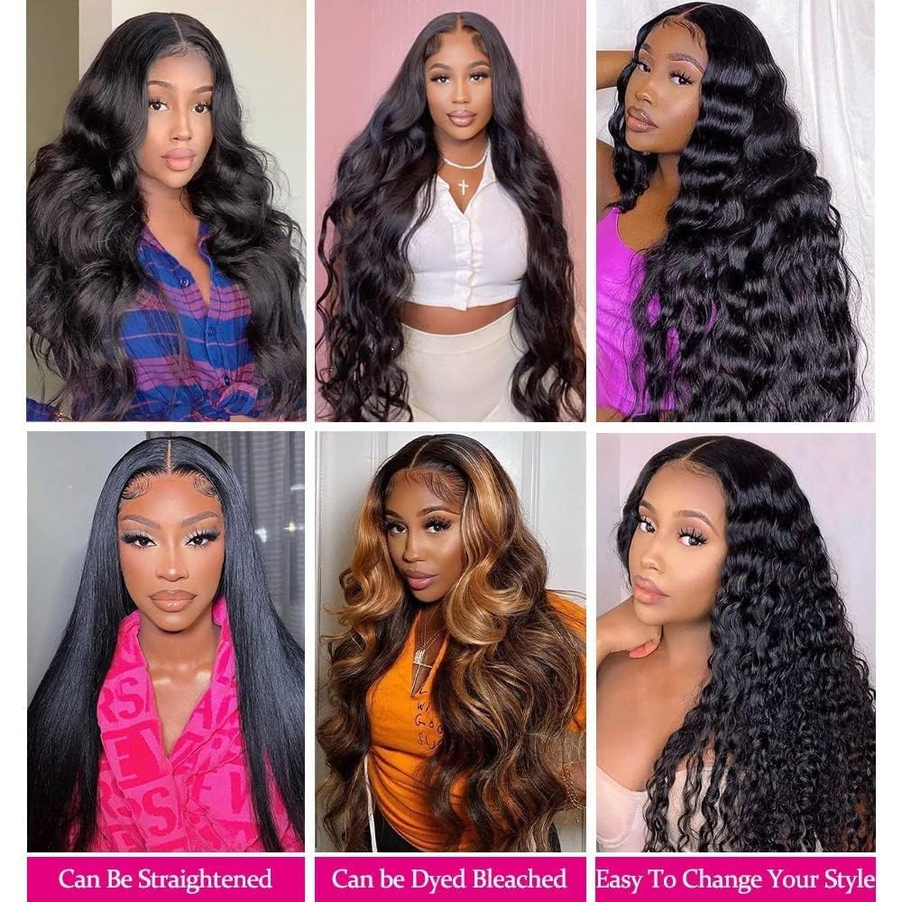 6X6 Lace Closure Body Wave Ultra-Thin Invisible Lace Closure with Single Knot Natural Color 12A Grade Brazilian Virgin Human Hair Pre-Plucked with Baby Hair 10 inch - Image 3