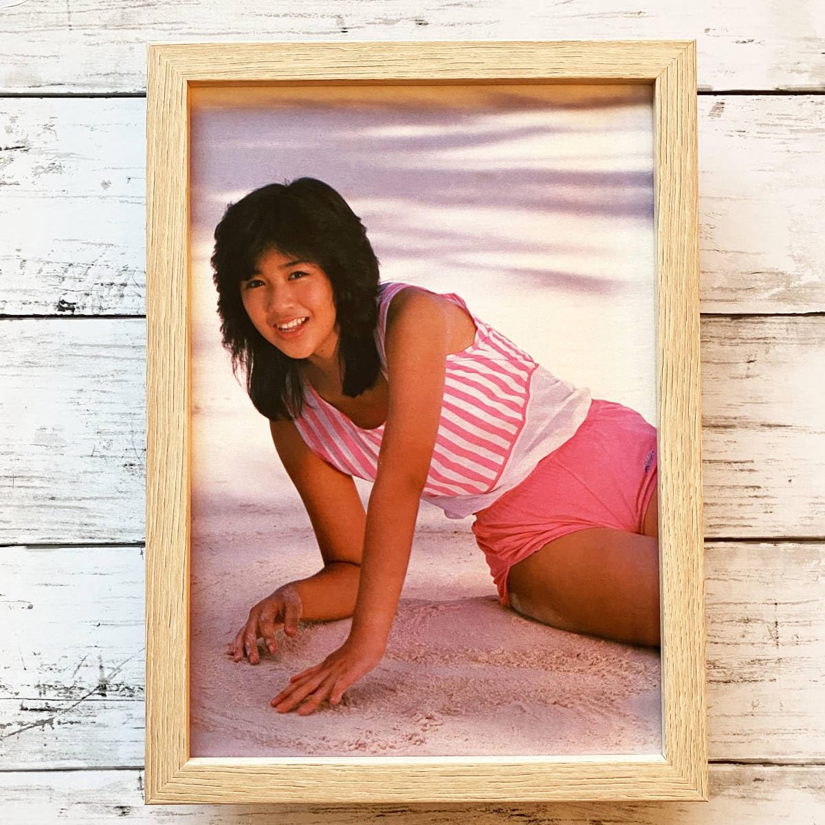 激レア！直筆サイン入り菊池桃子 80年代 Tシャツ 昭和レトロ コレクター 激レア！直筆サイン入り菊池桃子 80年代 Tシャツ 昭和レトロ