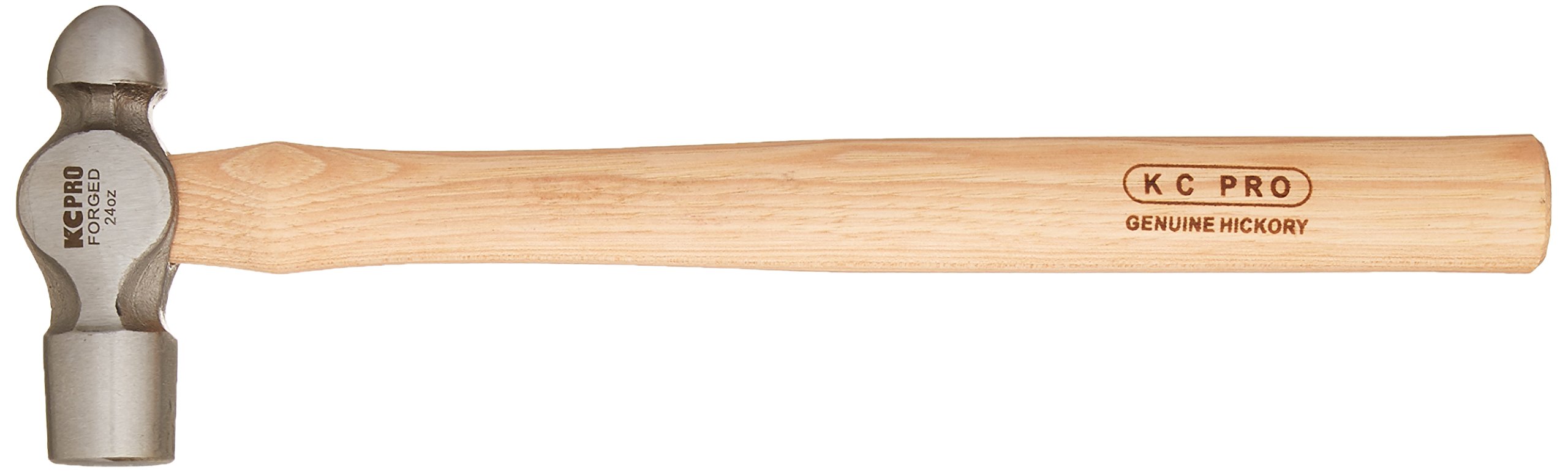 Ball Peen Hammer With Genuine Hickory Wood Handle 24 Oz - View #6