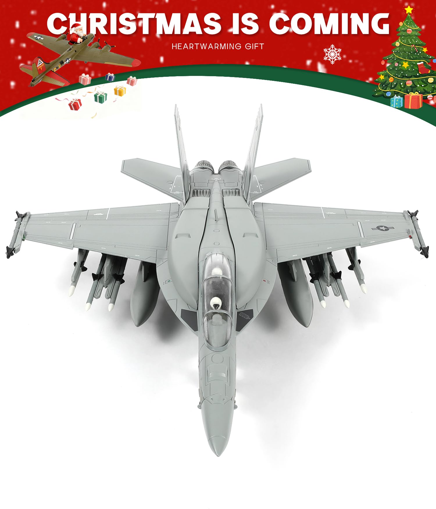 Amazon.com: NUOTIE 1/72 F/A-18F Ultimate Hornet Diecast Alloy