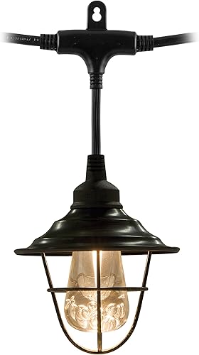 Miniatura 2 de Enbrighten Café Add-On - Persianas de lente con acabado de bronce aceitado, fáciles de instalar, para usar con tiras de luces Enbrighten Café