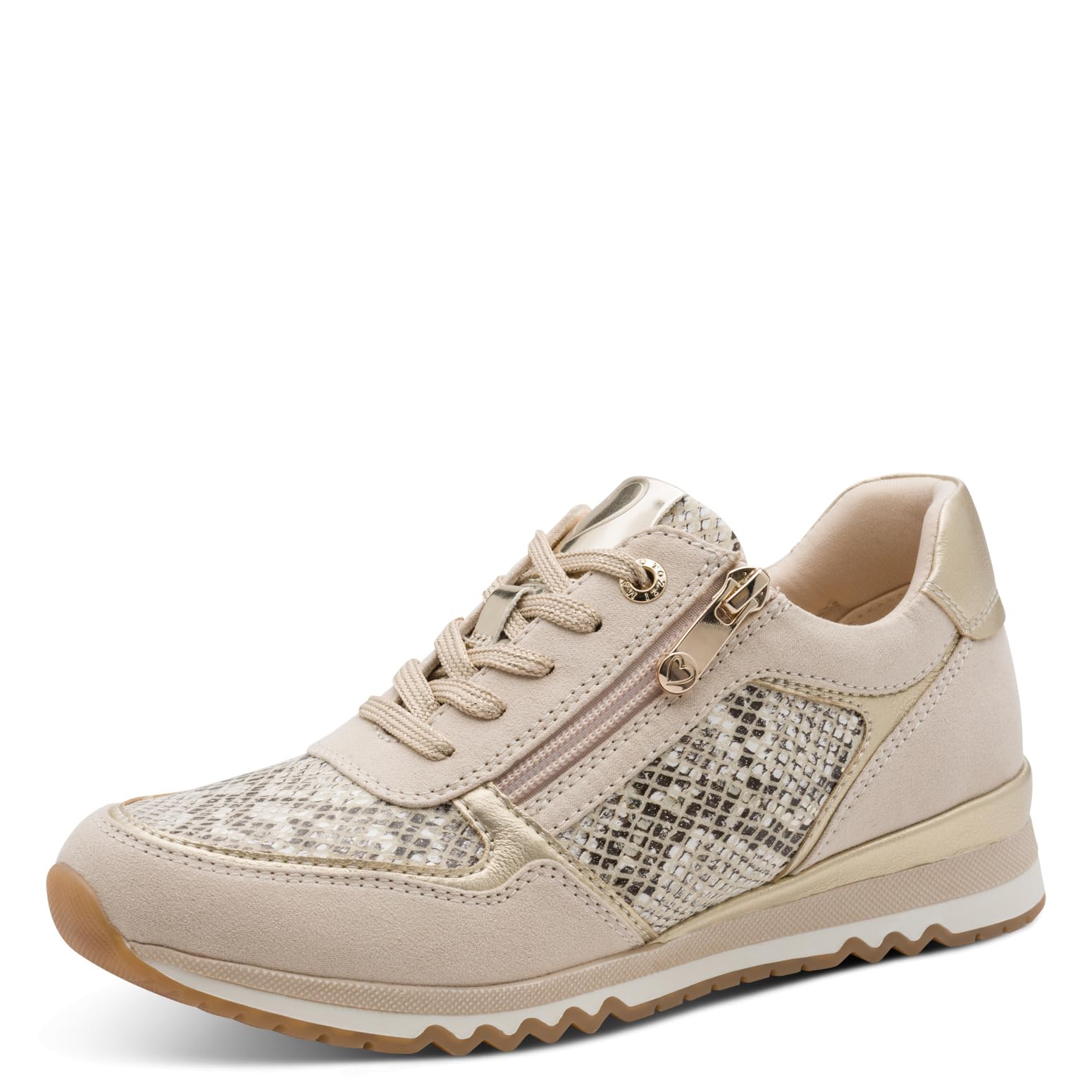 MARCO TOZZI Damen Sneaker weiches Feel Me Wechselfußbett weiches Innenfutter Vegan Modern