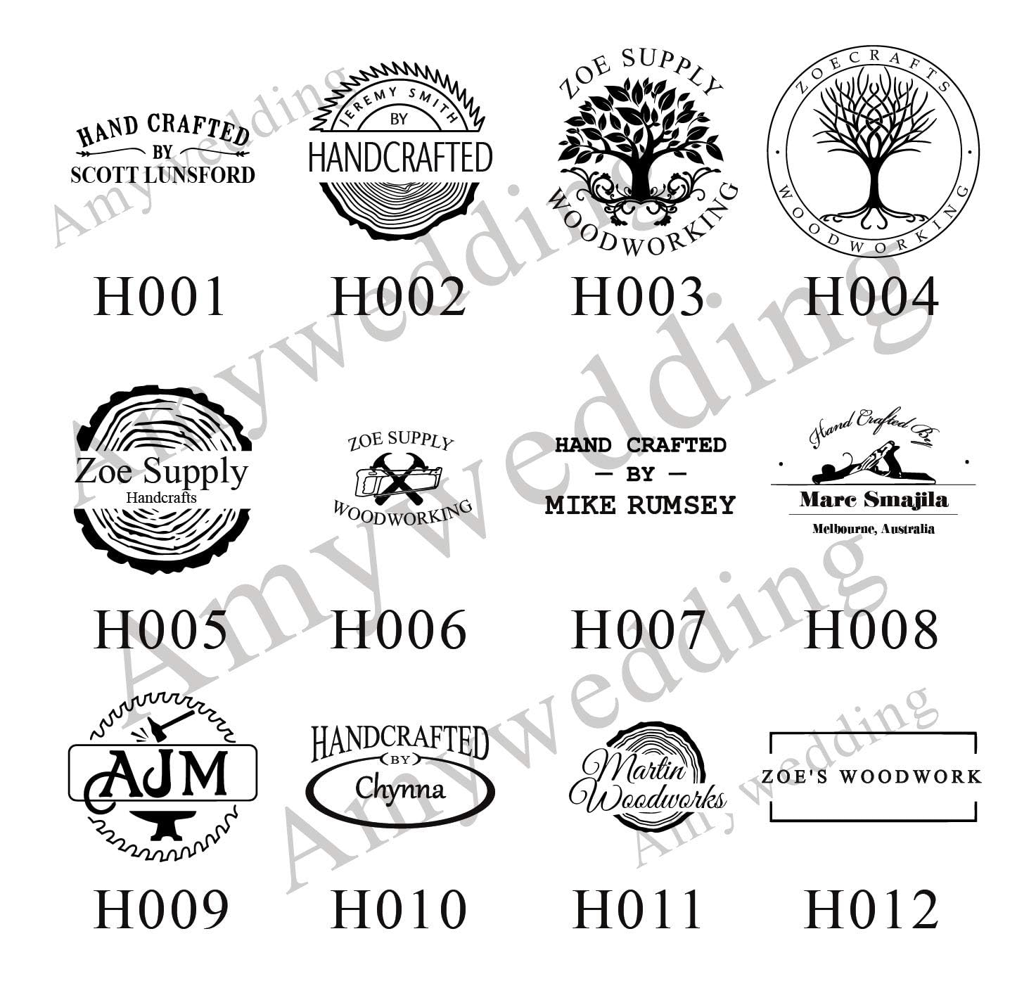 Custom Wood Branding Iron,Personalized Leather Branding Iron Stamp,Wood Branding Iron/Wedding Gift,Handcrafted Design,Wooden Works Design (1.5