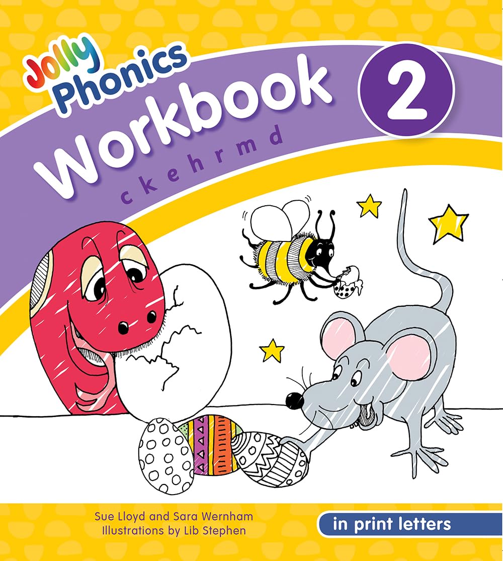 Jolly Phonics Workbook 2 : In Print Letters (American English Edition) by Sue...
