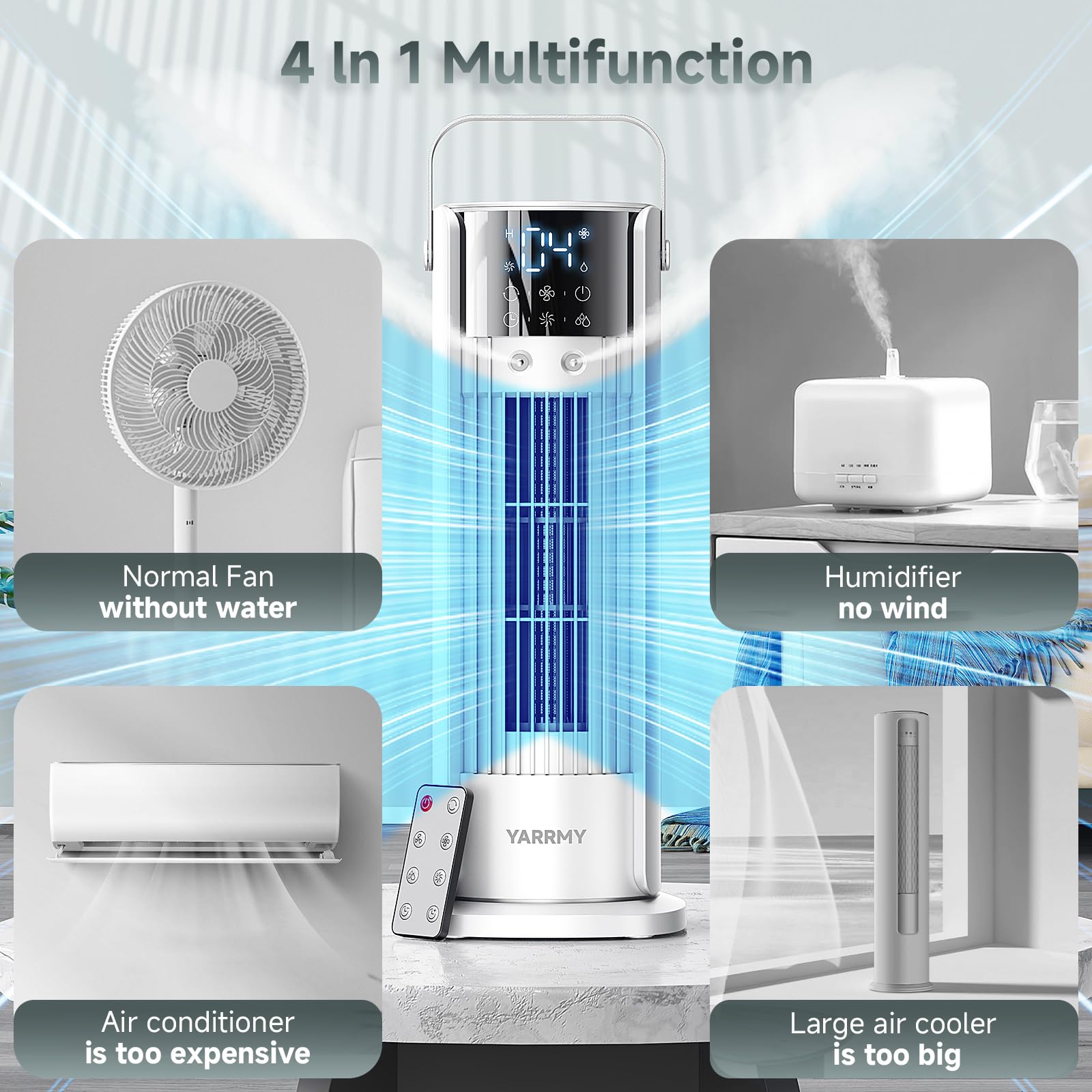 Fans That Feel Like Ac Busaiu Rechargeable Small Tower Fans For