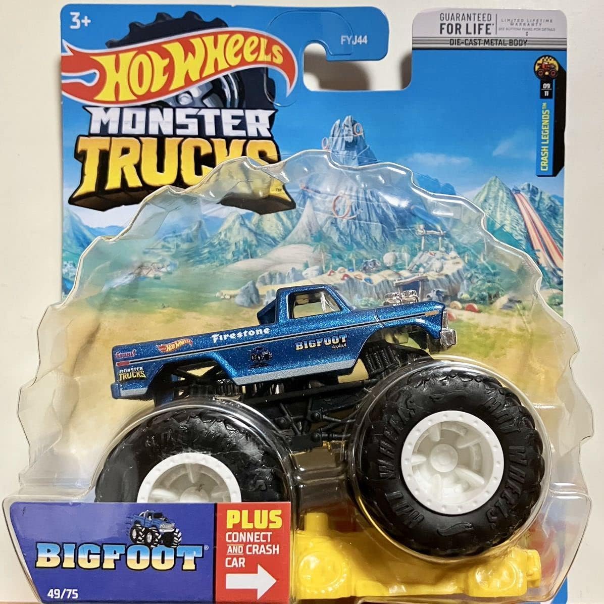 グリーンライト ビッグフット モンスタートラック ビッグタイヤ 1/64