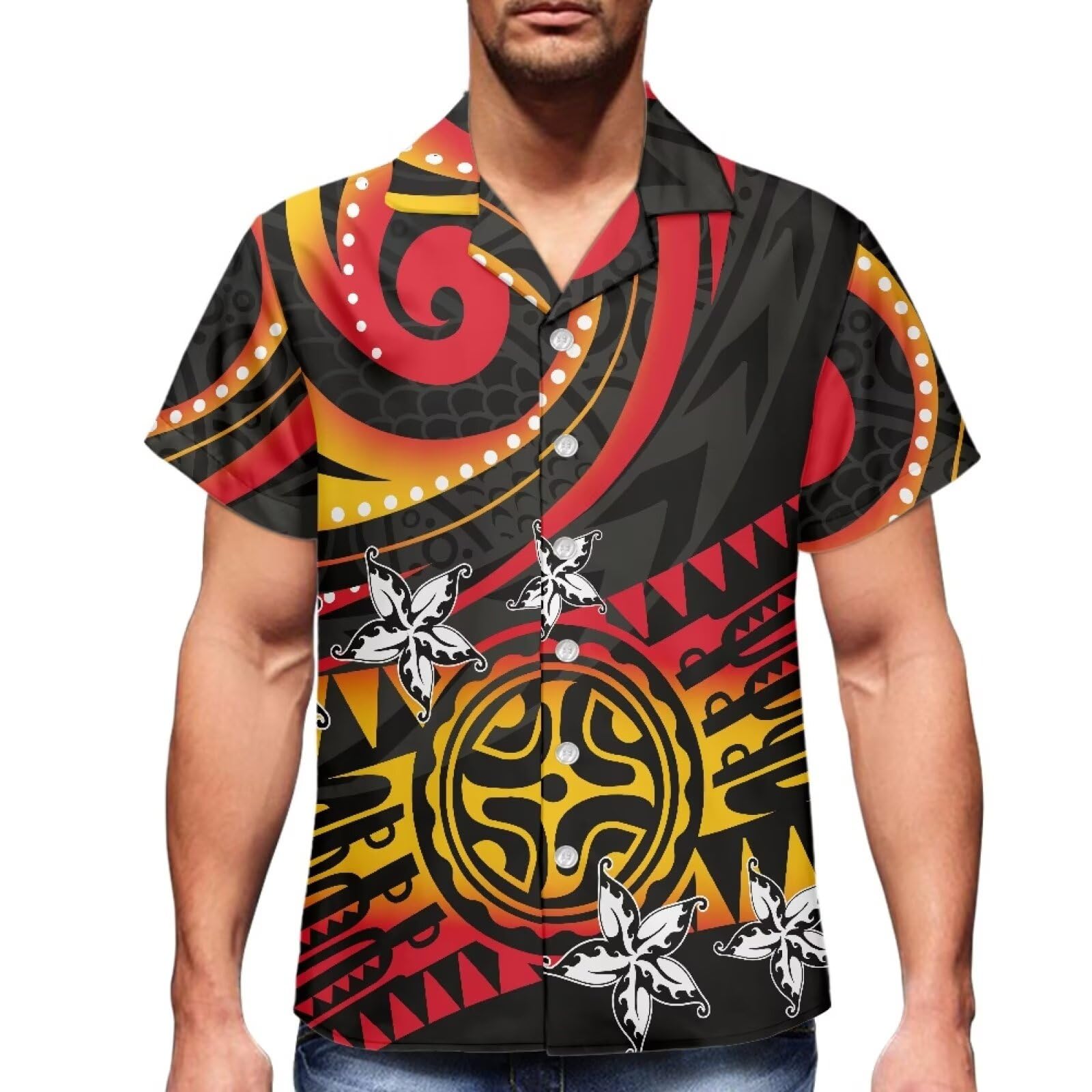 Abiti hawaiani abbinati per coppie, abito polinesiano e camicia da uomo abbinabili abiti per coppie abiti per la famiglia