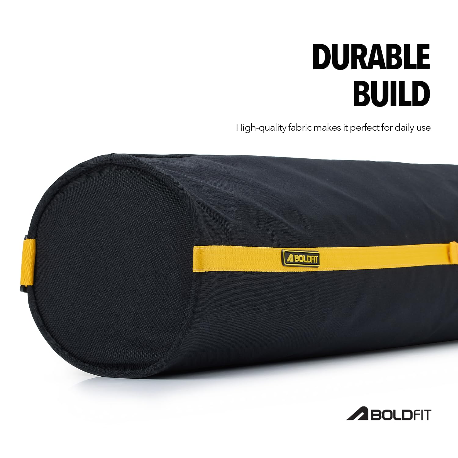 Boldfit Yoga Mat Cover Bag-Durable, Lightweight & Stylish with Zippered Closure and Adjustable Strap (Fits Mats Up to 10mm Thick) 4