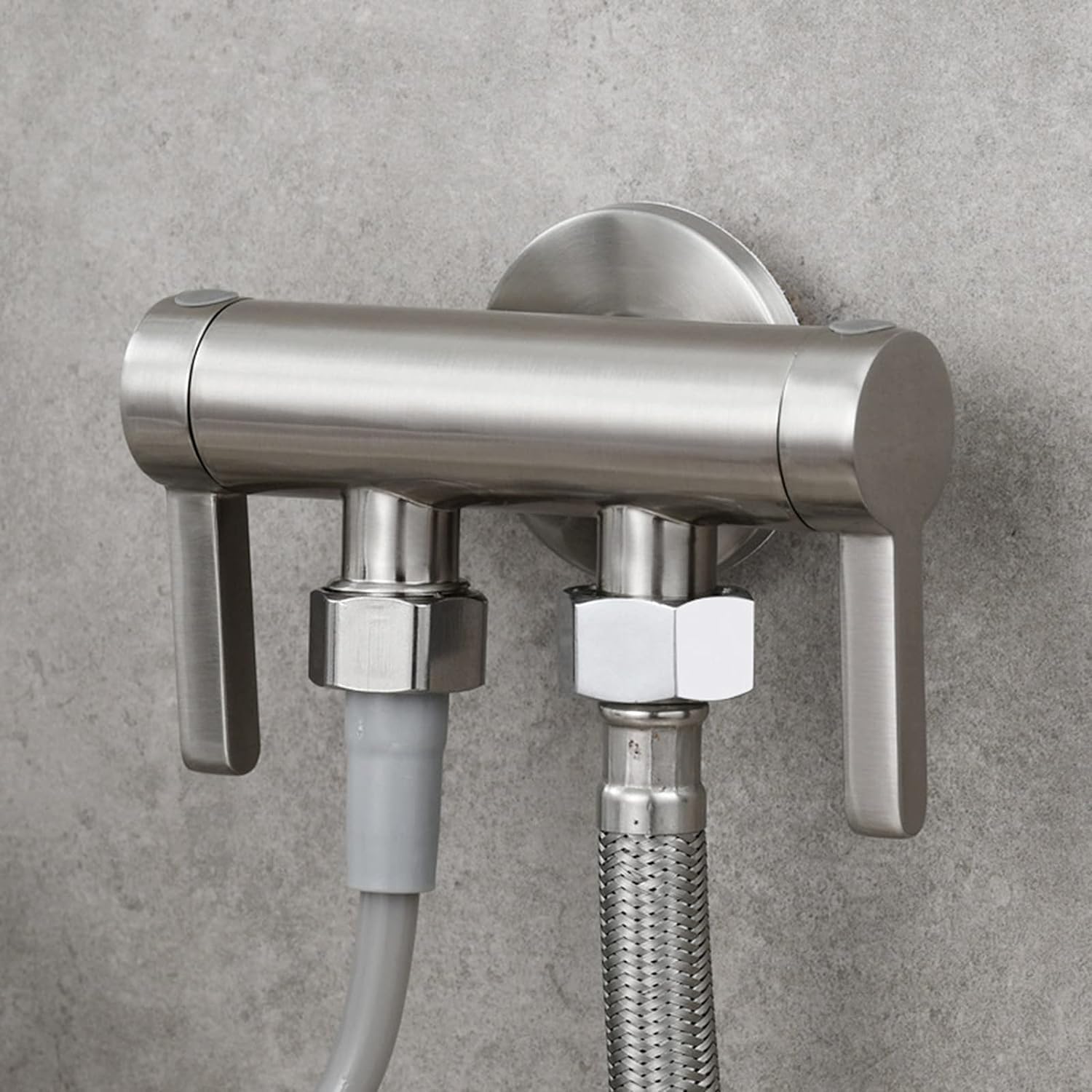 Zestaw prysznicowy do toalety ręczny opryskiwacz bidetowy ze stali nierdzewnej prysznic ręczny bidet rozpylacz na pieluchy, higiena osobista i opryskiwacz do toalety do łóżka, szczotkowany