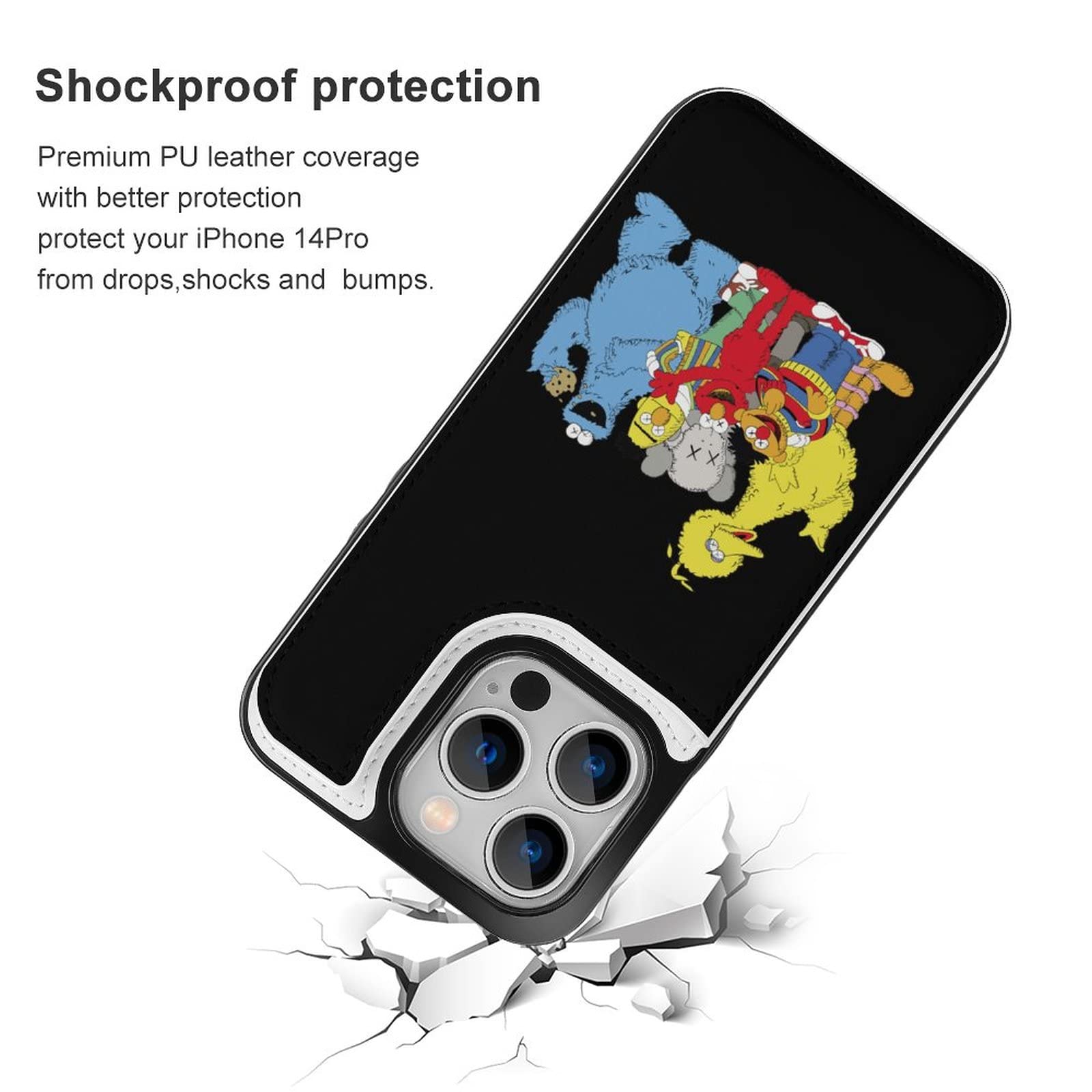 Amazon.co.jp: iPhone 14 Pro ケース 手帳型 セサミストリート キャラ